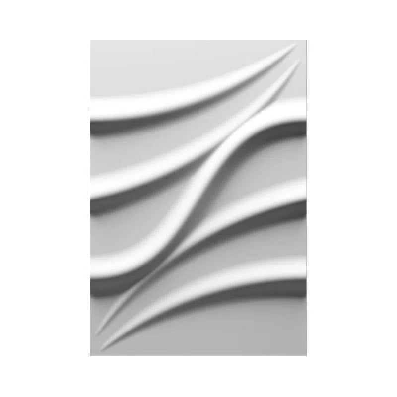 3D Gypsum Wall Art Panels TIDE on white background DecorMania.eu