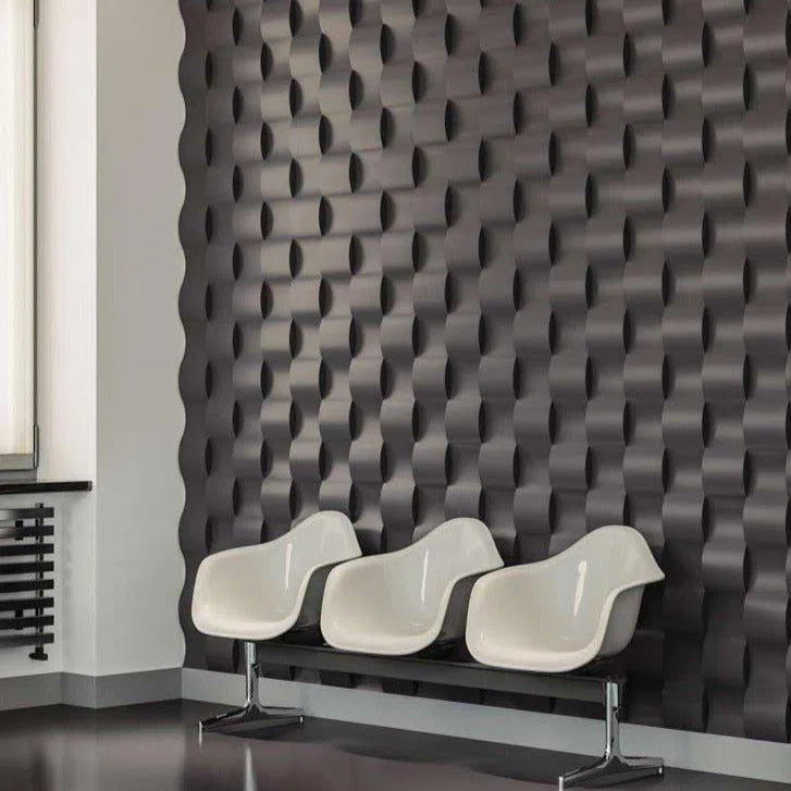 3D Gypsum Wall Art Panels texture closeup TWIST DecorMania.eu