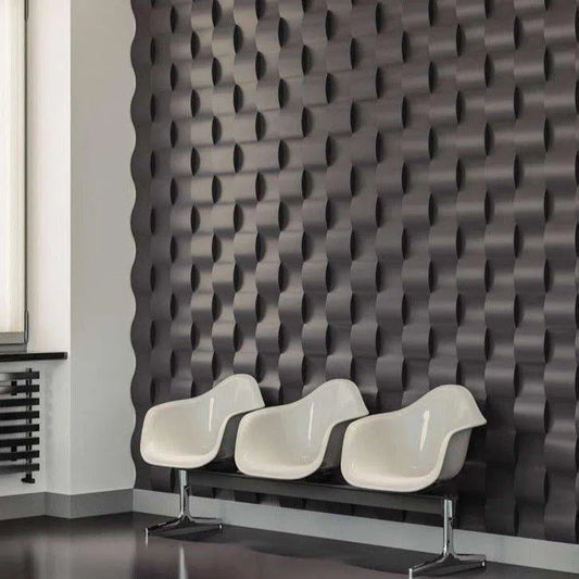 3D Gypsum Wall Art Panels texture closeup TWIST DecorMania.eu