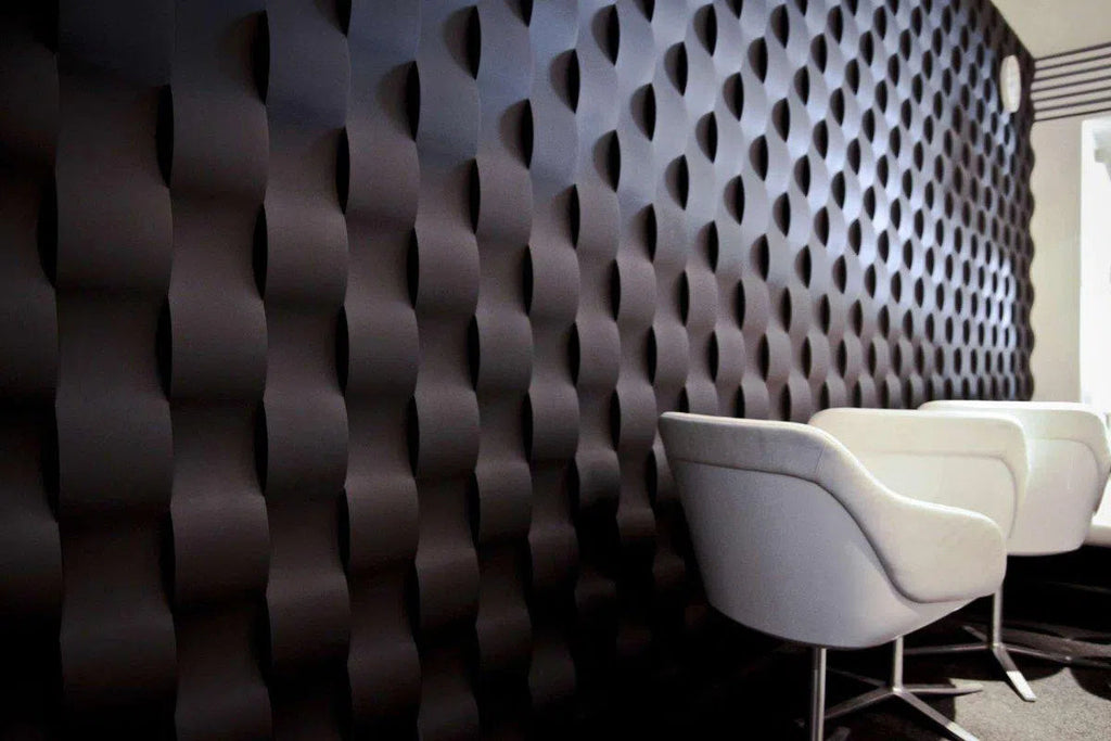 3D Gypsum Wall Art Panels TWIST accent wall DecorMania.eu