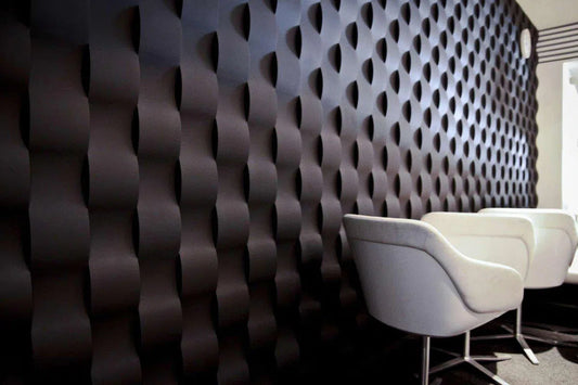 3D Gypsum Wall Art Panels TWIST accent wall DecorMania.eu