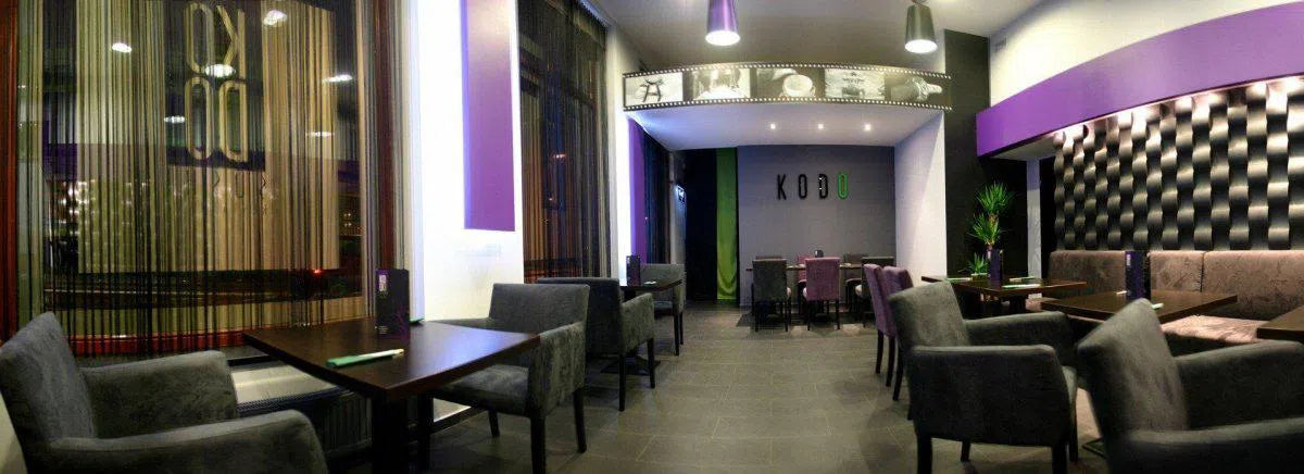 3D Gypsum Wall Art Panels TWIST restaurant interior DecorMania.eu