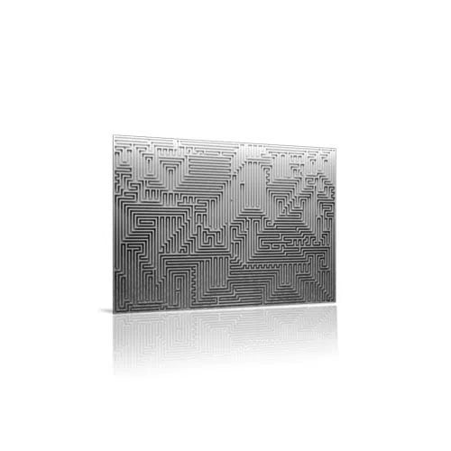 3D Gypsum Wall Panels Mural Set on white background ARCHETYPE DecorMania.eu