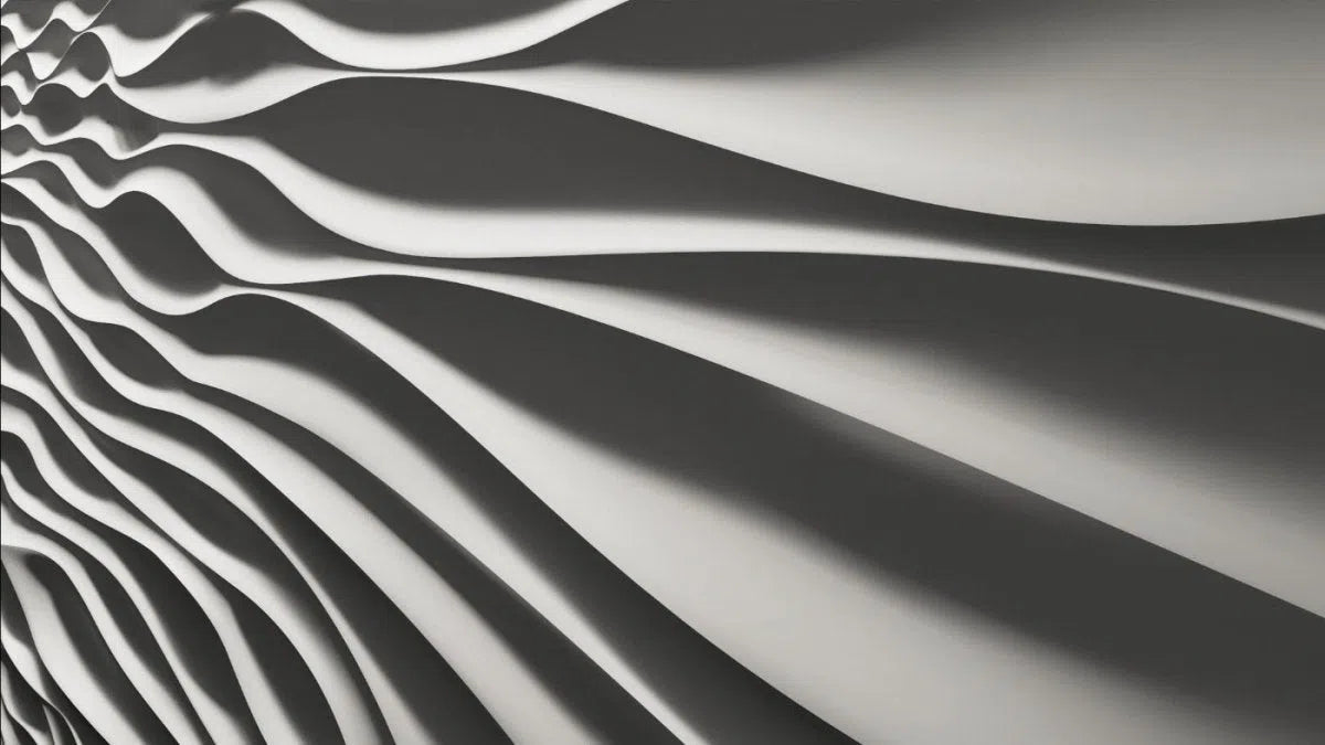 3D Gypsum Wall Panels Mural Set detail closeup ILLUSION DecorMania.eu