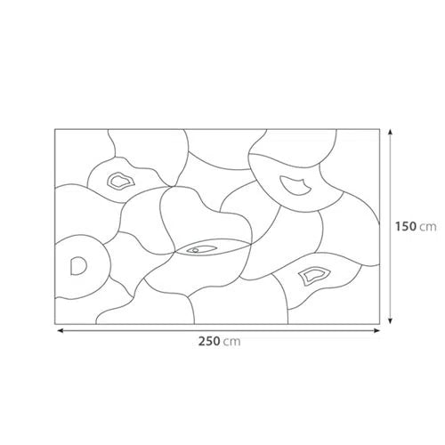 3D Gypsum Wall Panels Mural Set dimensions info MOUGINS DecorMania.eu