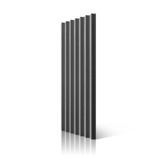 3D Concrete Wall Panel GROOVER S on white background DecorMania.eu
