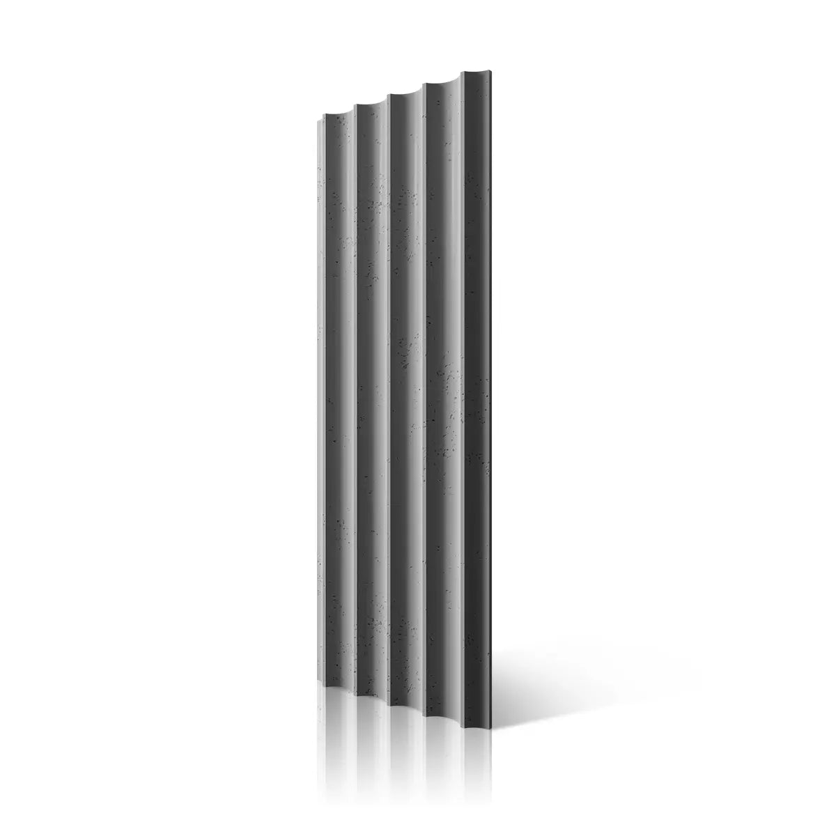 3D Concrete Wall Panel GROOVER on white background Decormania.eu