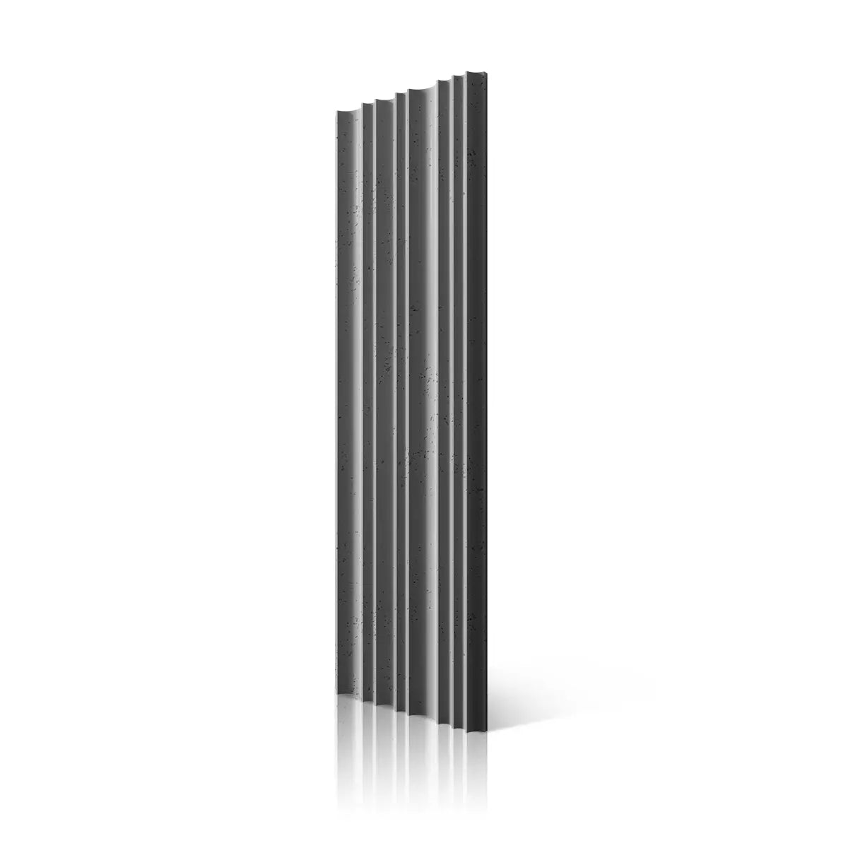 3D Concrete Wall Panel STRIPES colour on white background DecorMania.eu