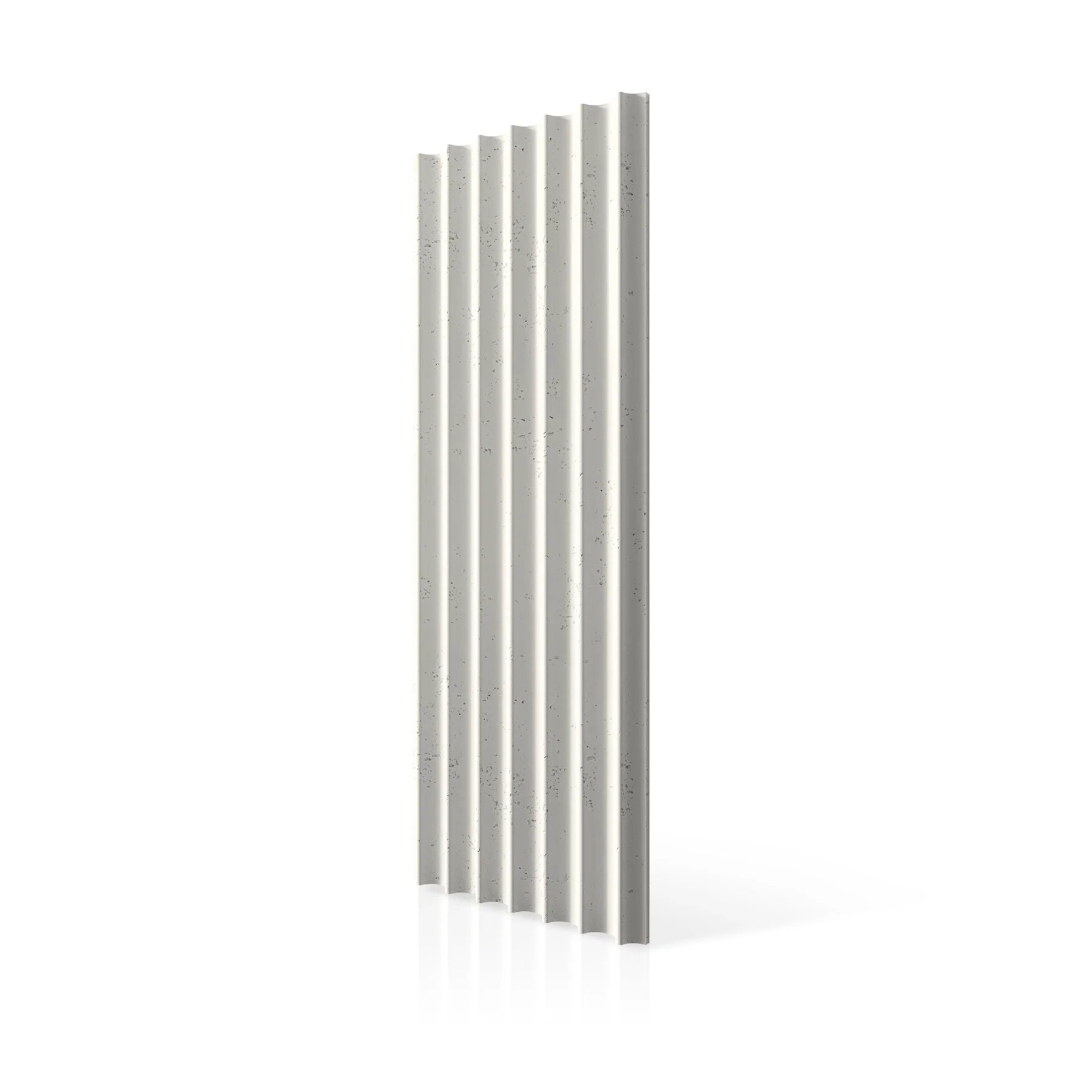 3D Concrete Wall Panels GROOVER S colour swatch on white background DecorMania.eu