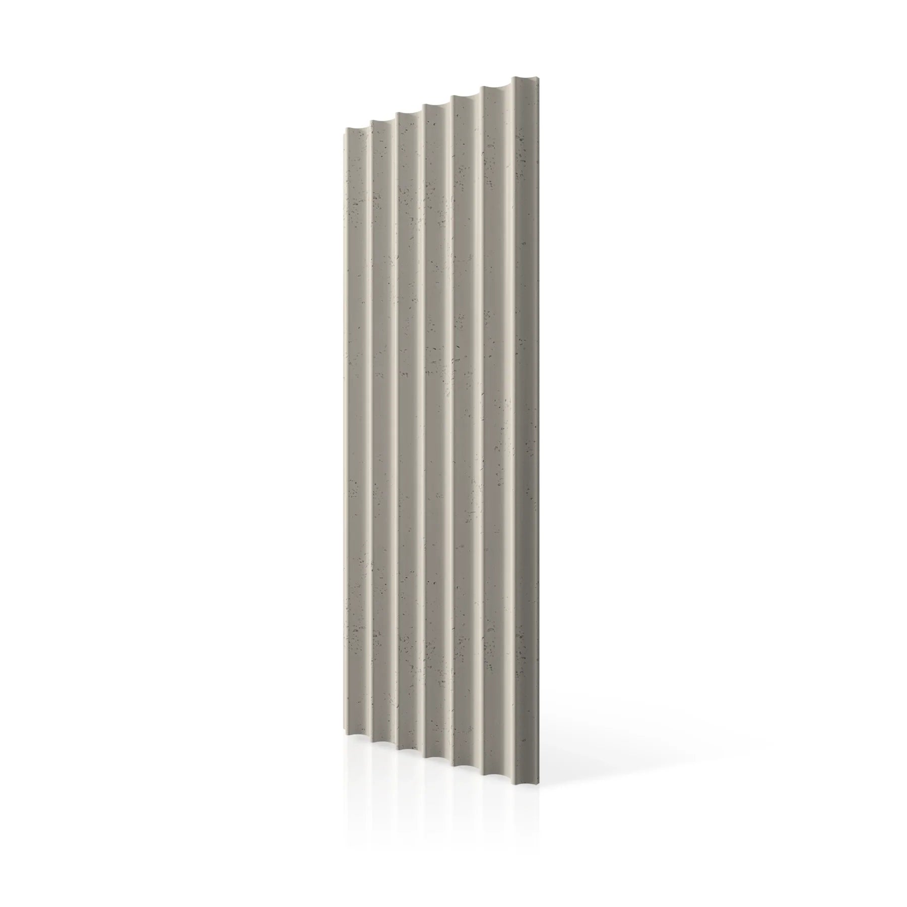 3D Concrete Wall Panels GROOVER S colour swatch on white background DecorMania.eu