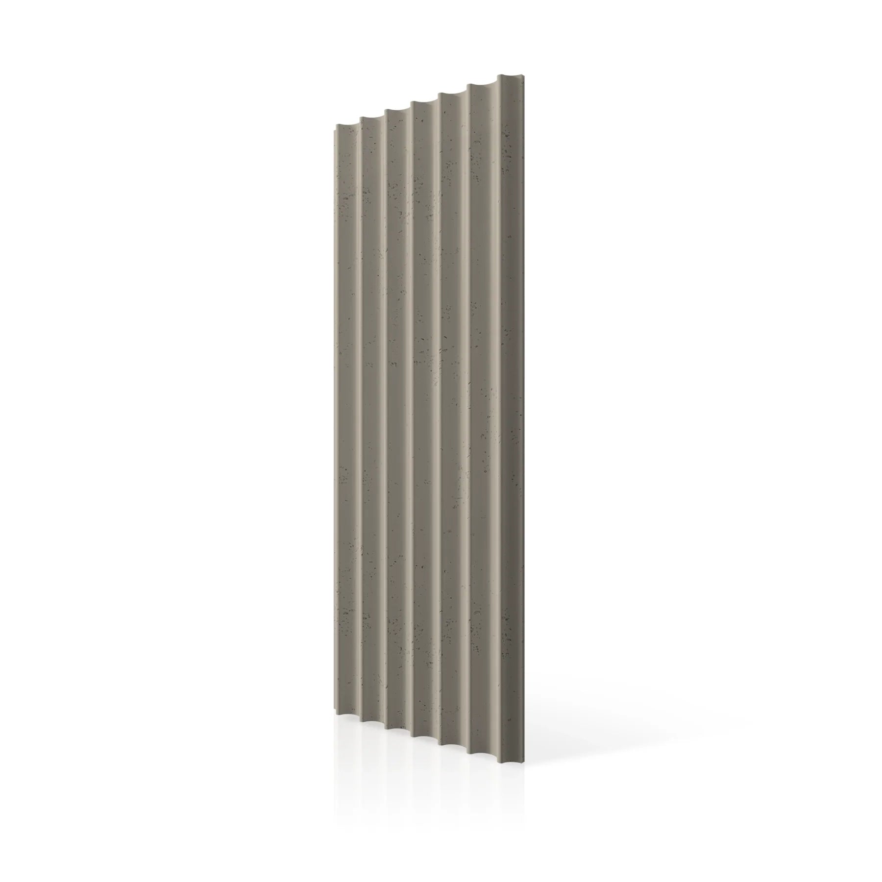 3D Concrete Wall Panels GROOVER S colour swatch on white background DecorMania.eu