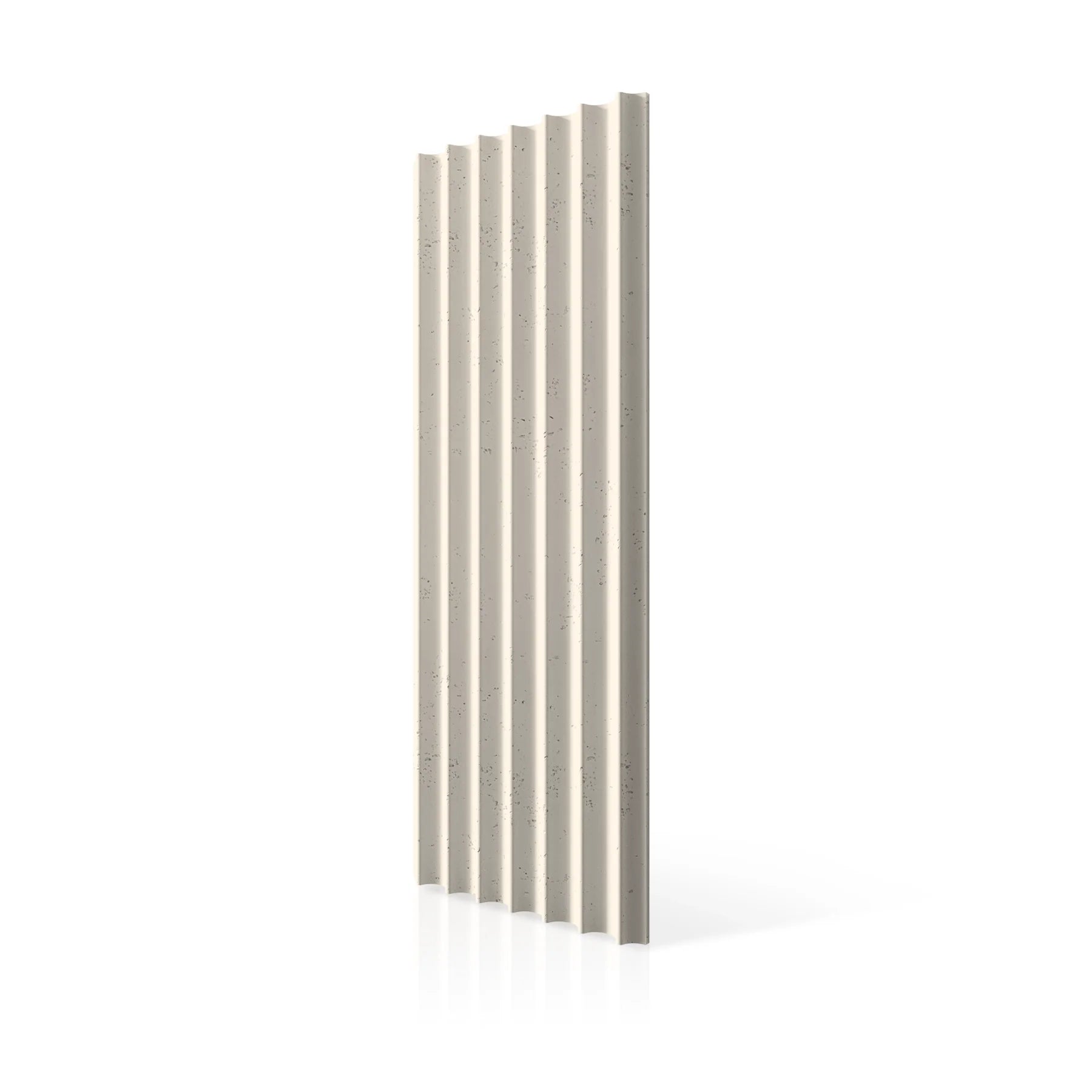 3D Concrete Wall Panels GROOVER S colour swatch on white background DecorMania.eu