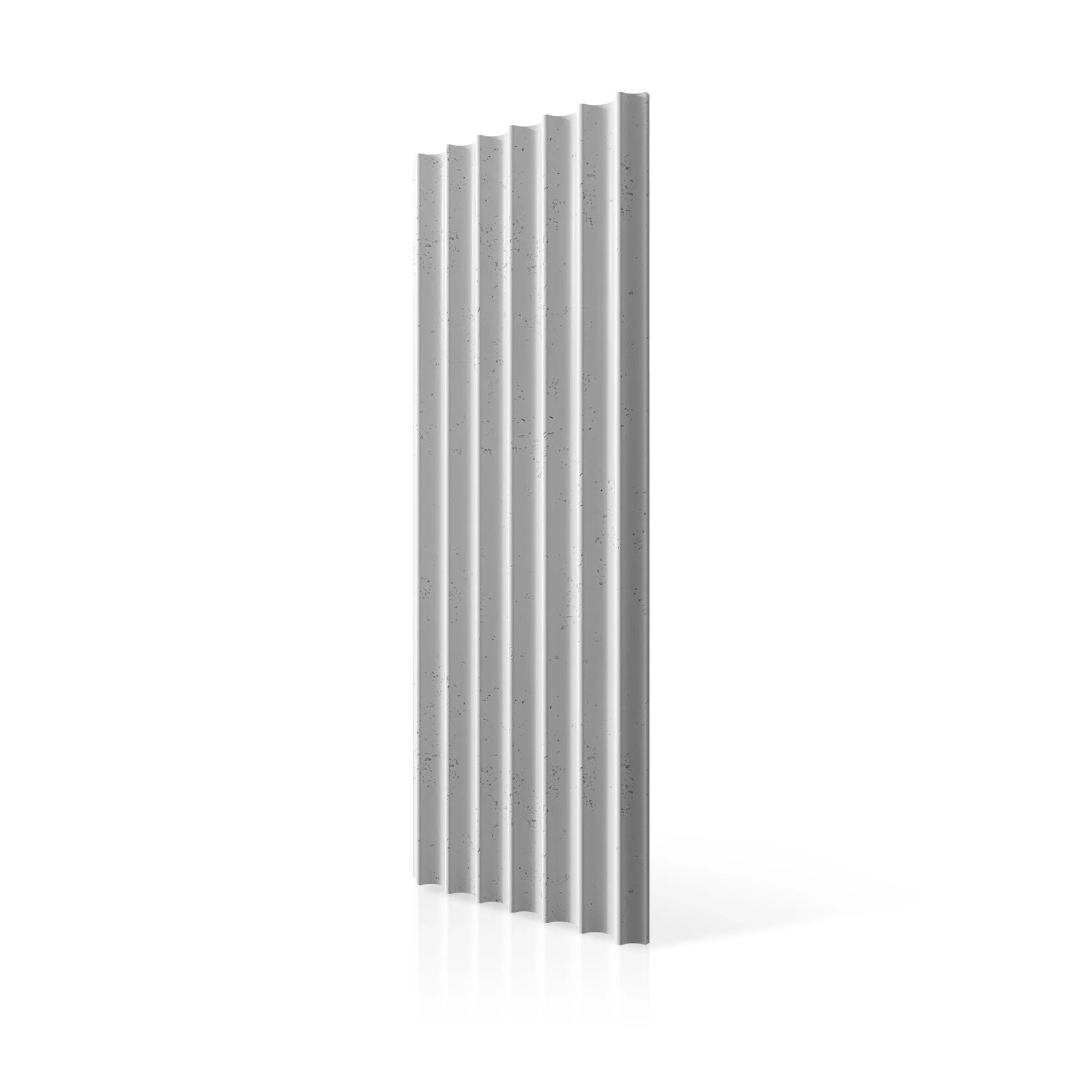 3D Concrete Wall Panels GROOVER S colour swatch on white background DecorMania.eu