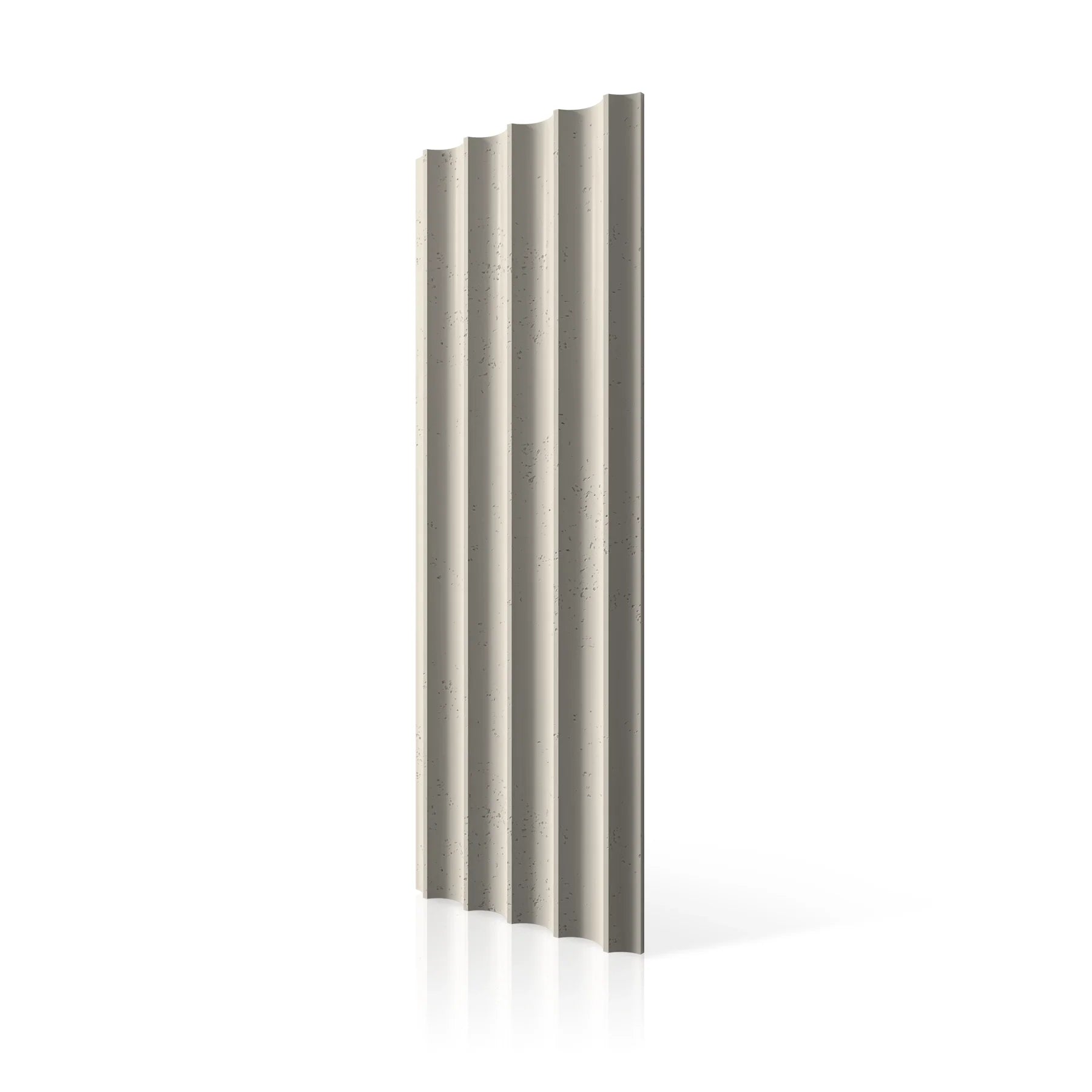 3D Concrete Wall Panels GROOVER colour swatch on white background DecorMania.eu