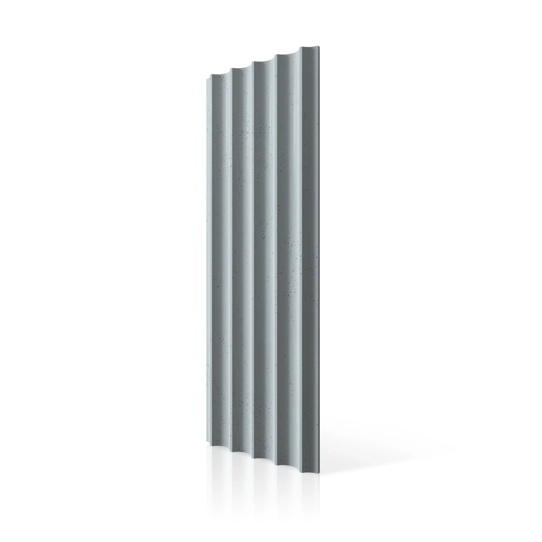 3D Concrete Wall Panels GROOVER colour swatch on white background DecorMania.eu
