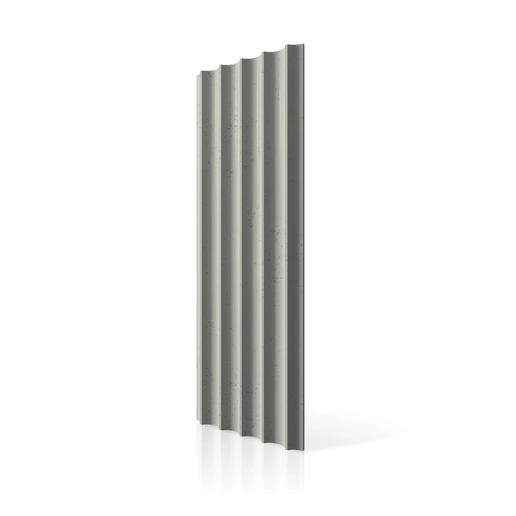 3D Concrete Wall Panels GROOVER colour swatch on white background DecorMania.eu