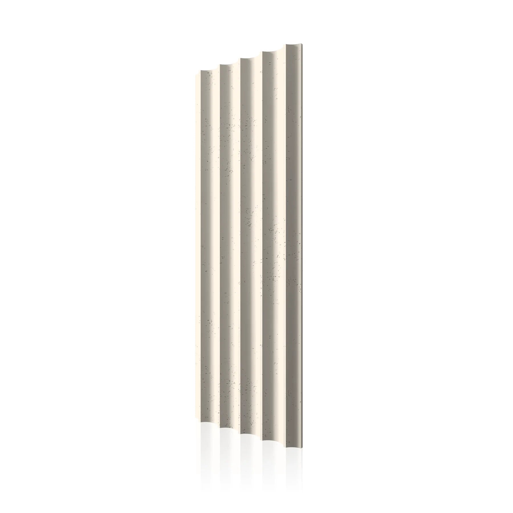 3D Concrete Wall Panels GROOVER colour swatch on white background DecorMania.eu