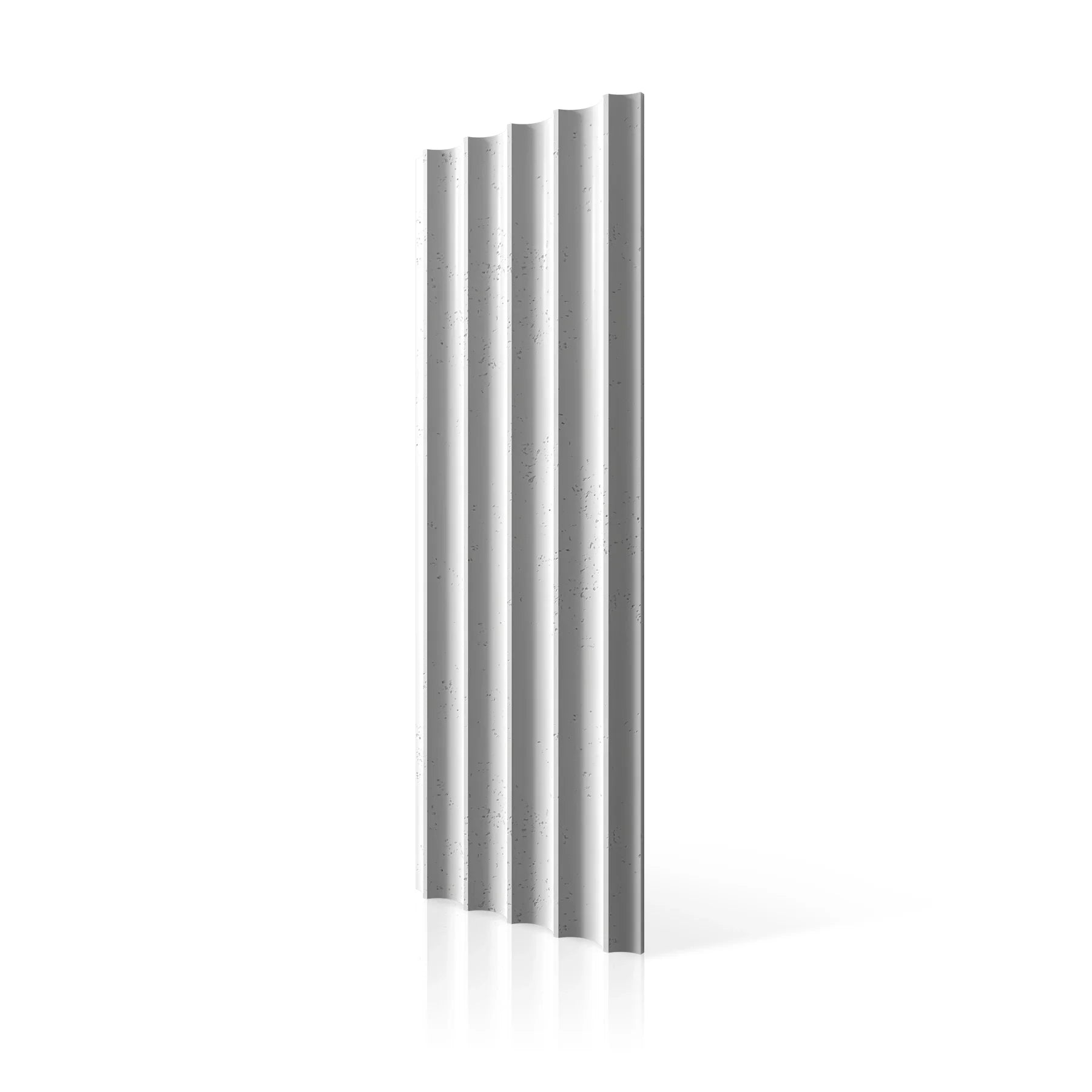 3D Concrete Wall Panels GROOVER colour swatch on white background DecorMania.eu