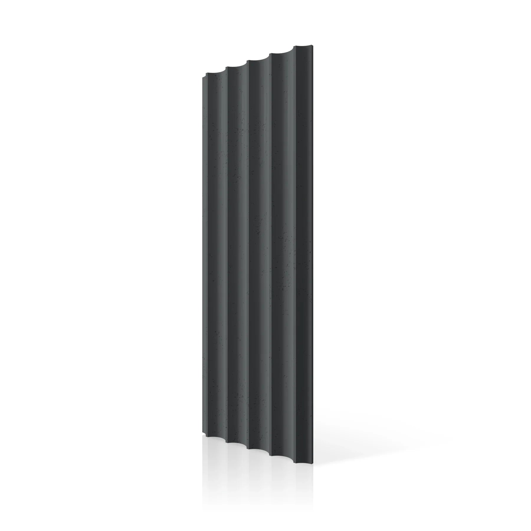 3D Concrete Wall Panels GROOVER colour swatch on white background DecorMania UK