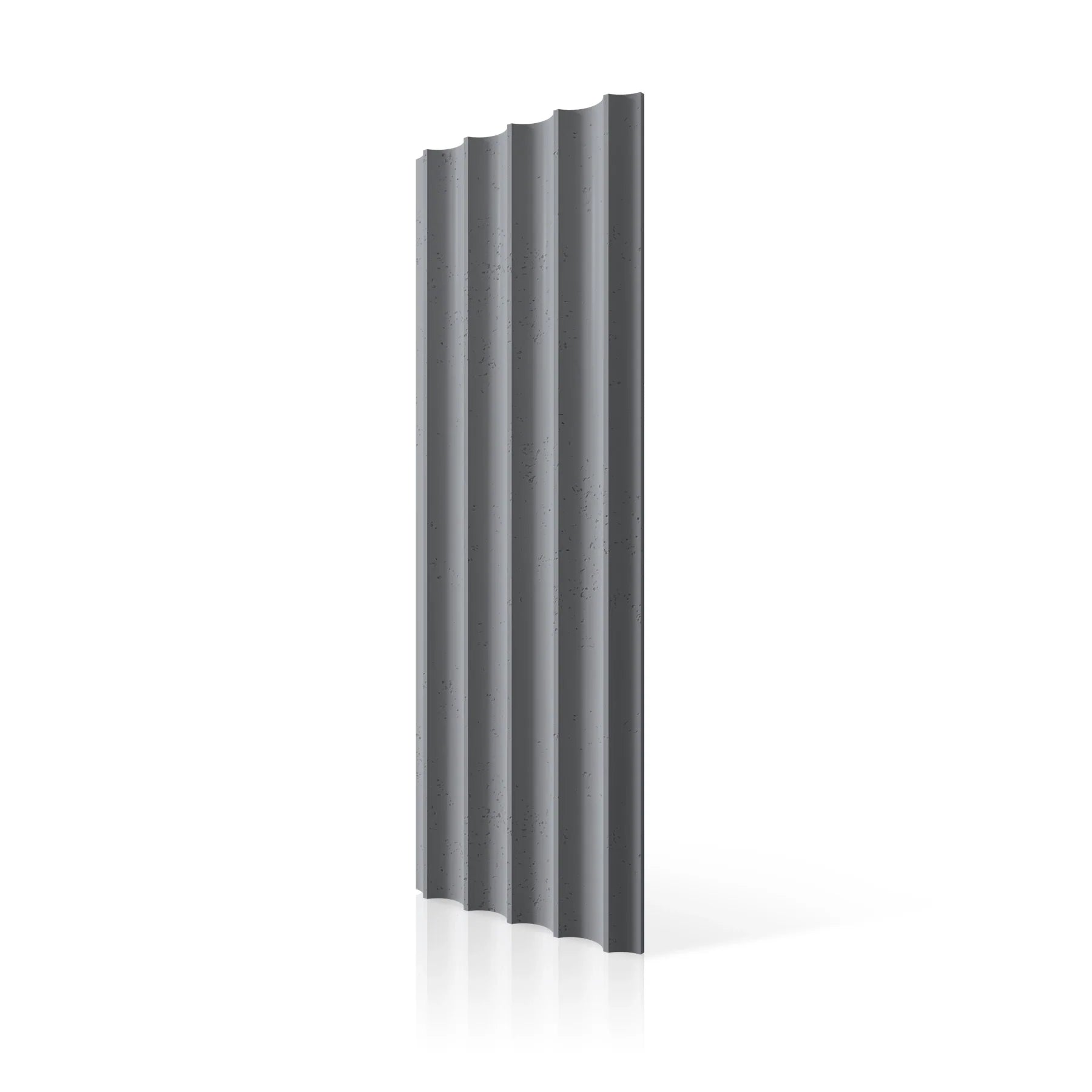 3D Concrete Wall Panels GROOVER colour swatch on white background DecorMania UK