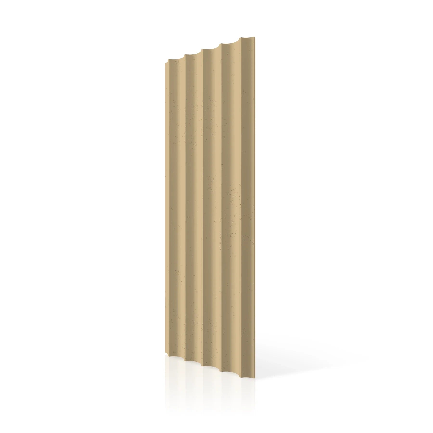 3D Concrete Wall Panels GROOVER colour swatch on white background DecorMania UK