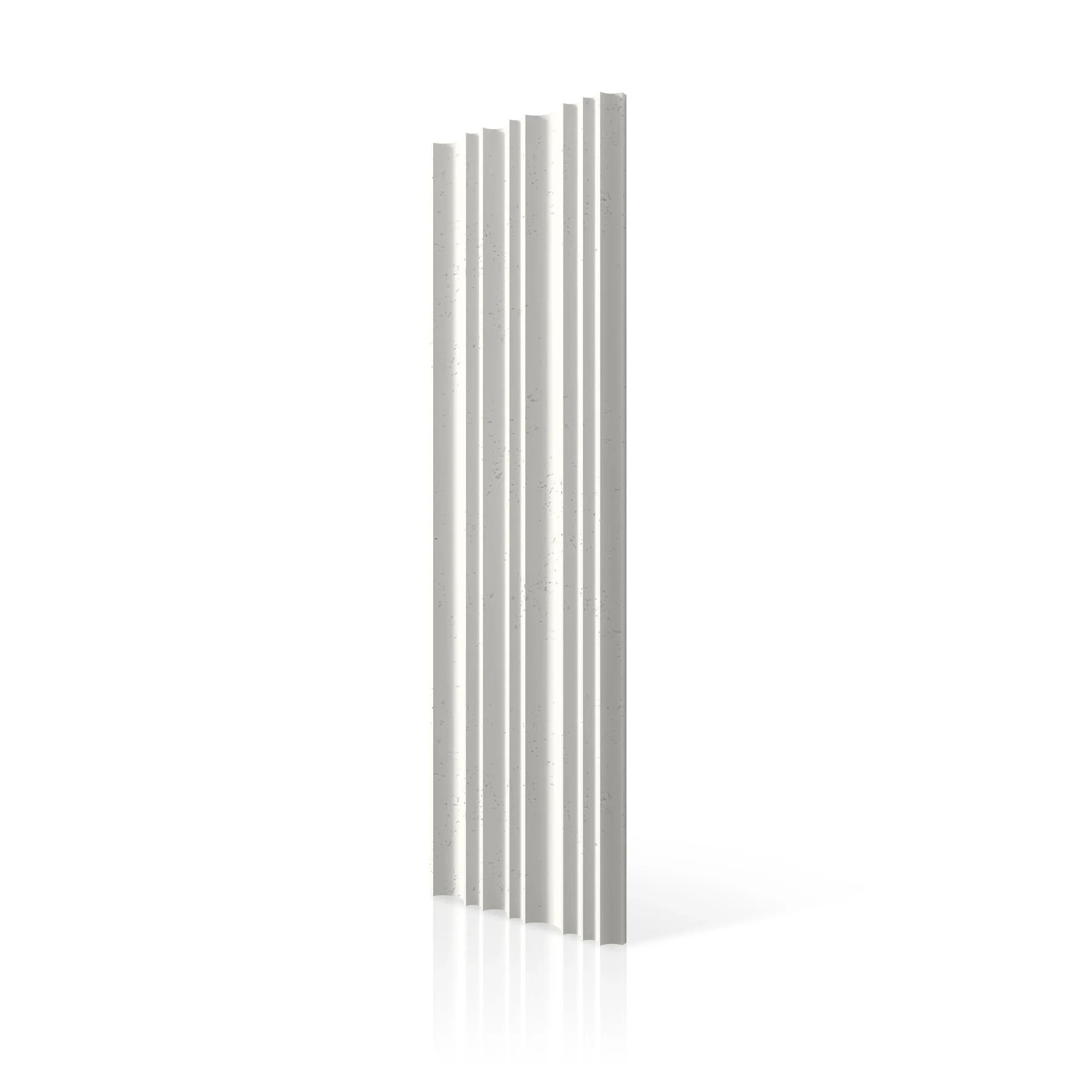 3D Concrete Wall Panels STRIPES colour swatch on white background DecorMania.eu