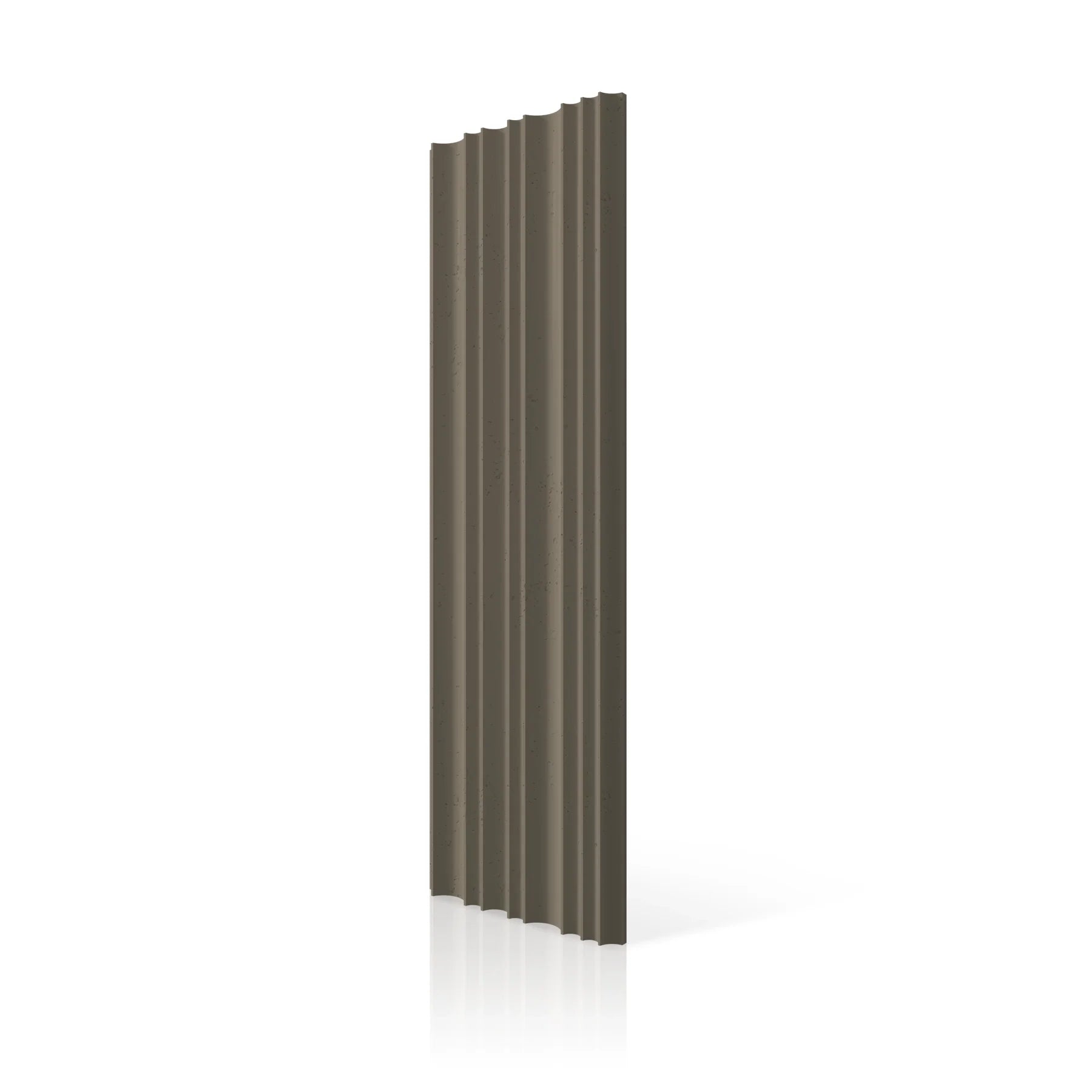 3D Concrete Wall Panels STRIPES colour swatch on white background DecorMania.eu