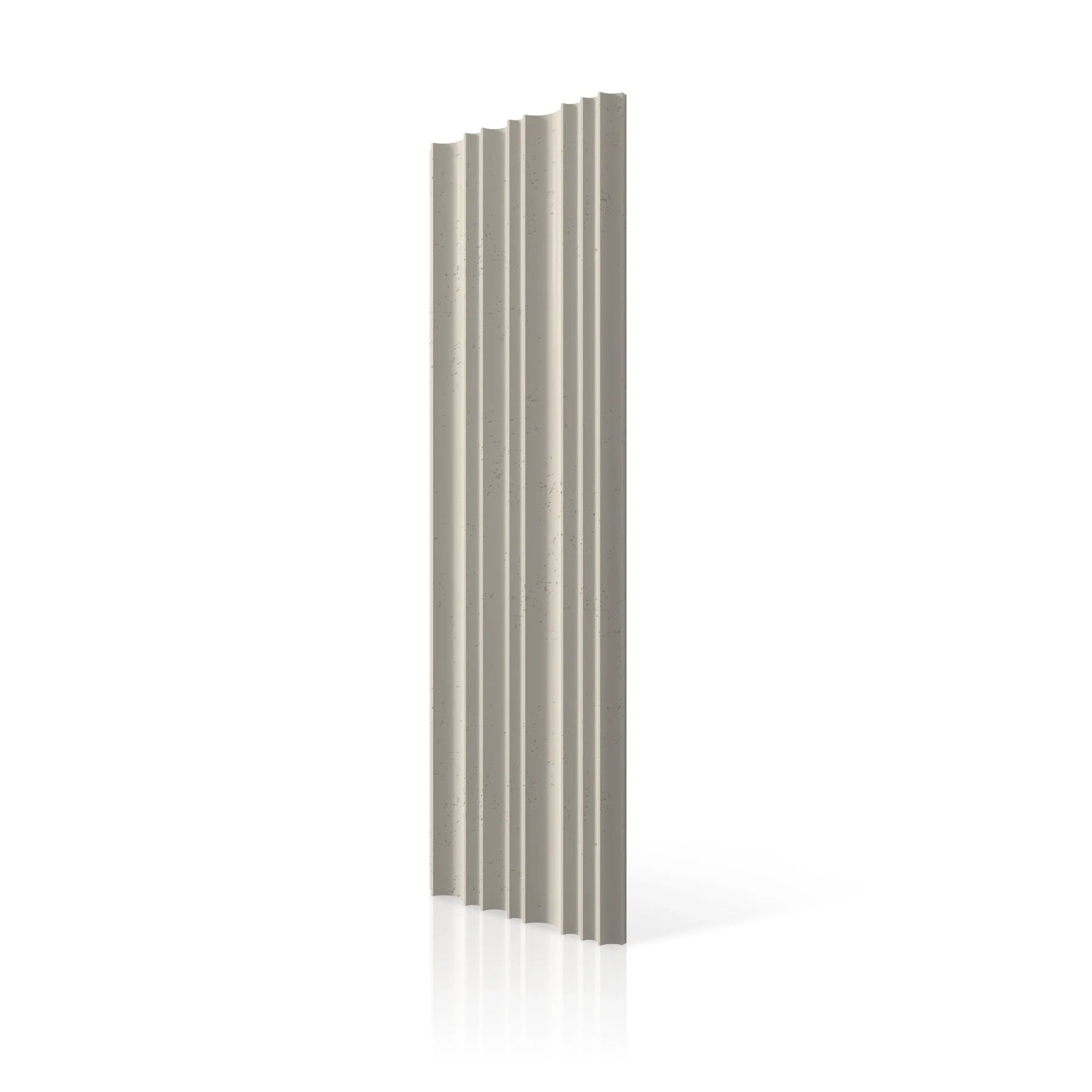 3D Concrete Wall Panels STRIPES colour swatch on white background DecorMania.eu