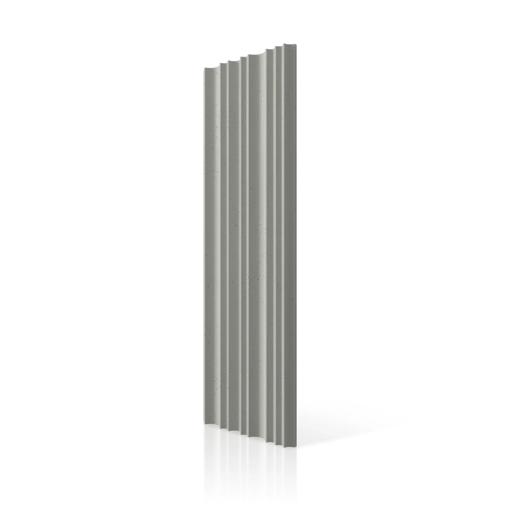 3D Concrete Wall Panels STRIPES colour swatch on white background DecorMania.eu