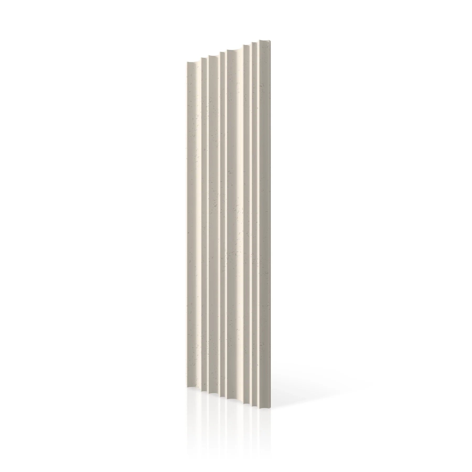 3D Concrete Wall Panels STRIPES colour swatch on white background DecorMania.eu