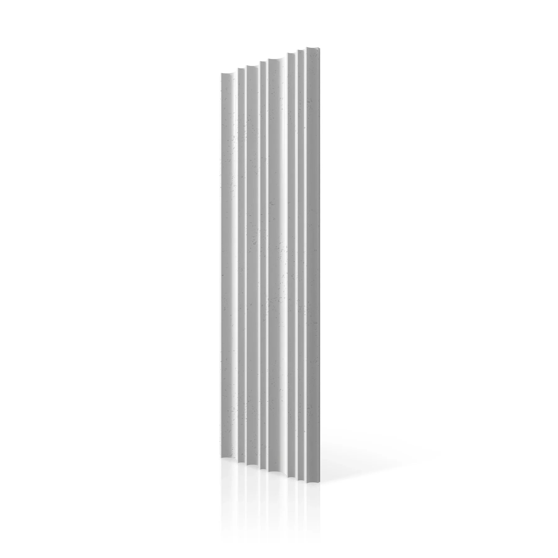 3D Concrete Wall Panels STRIPES colour swatch on white background DecorMania.eu