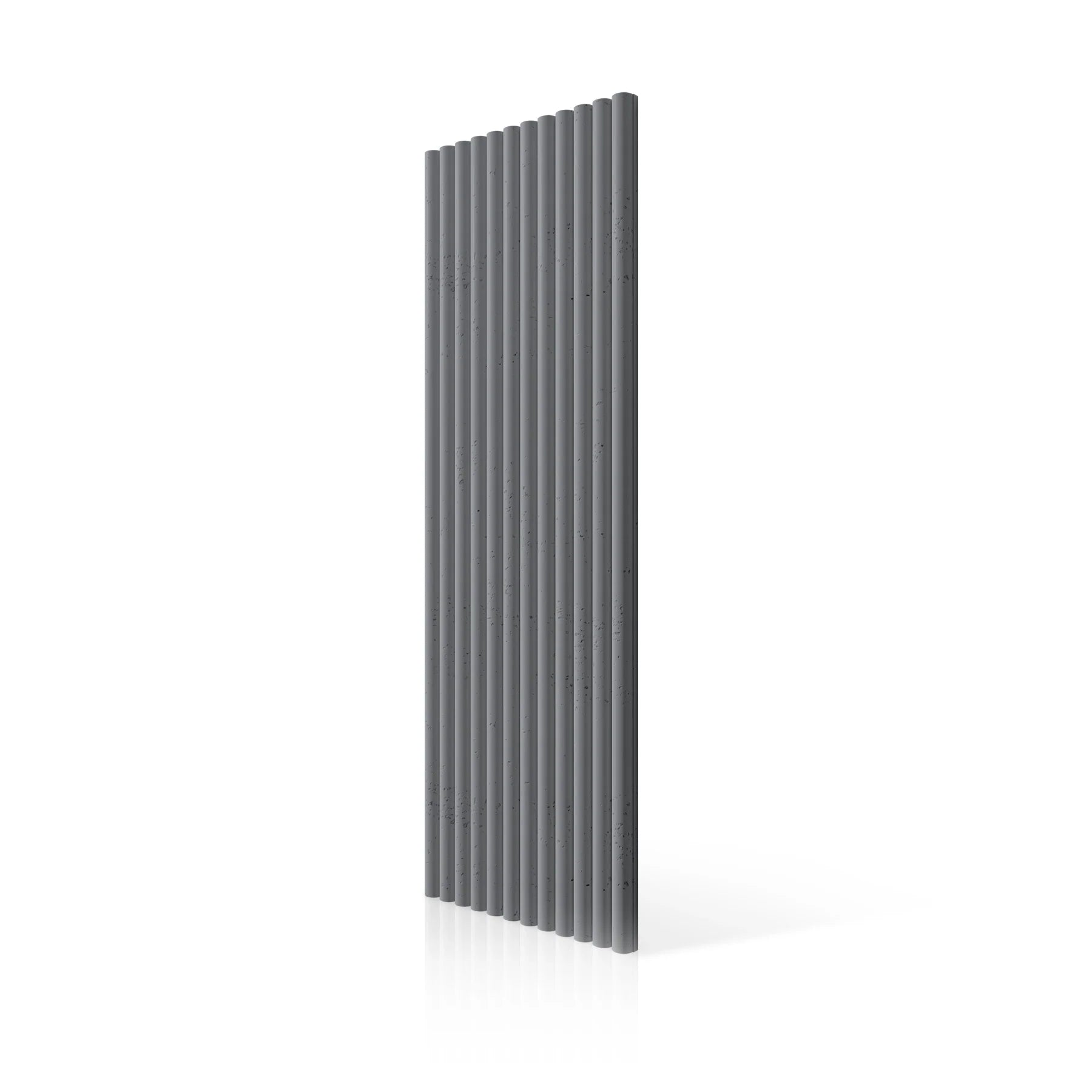 3D Concrete Wall Panels TUBES colour swatch on white background DecorMania.eu
