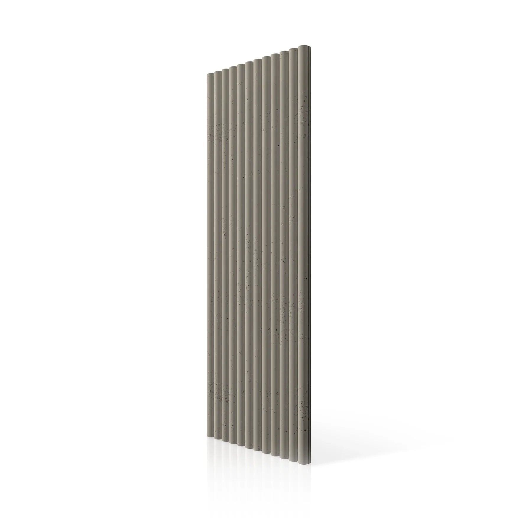3D Concrete Wall Panels TUBES colour swatch on white background DecorMania.eu