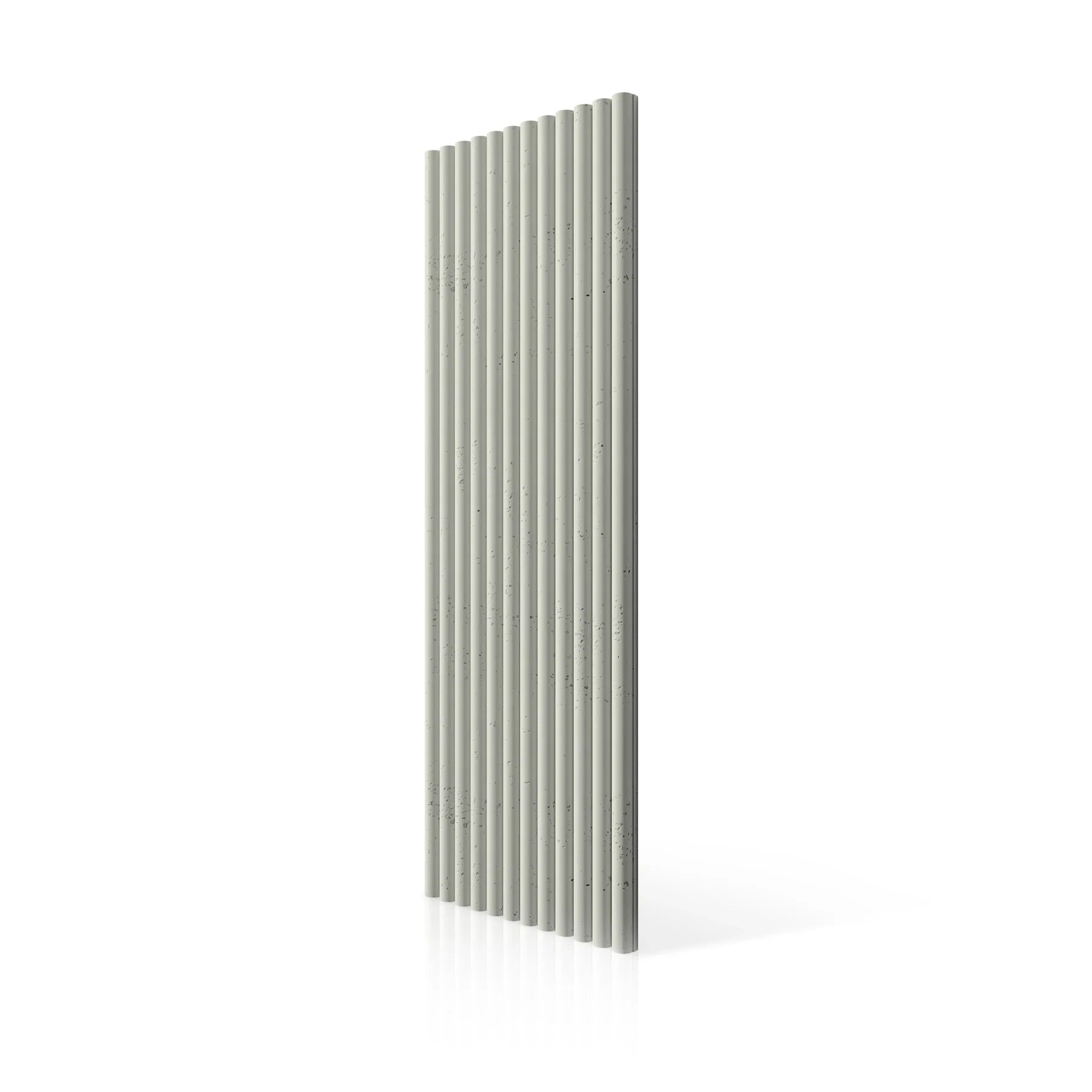 3D Concrete Wall Panels TUBES colour swatch on white background DecorMania.eu