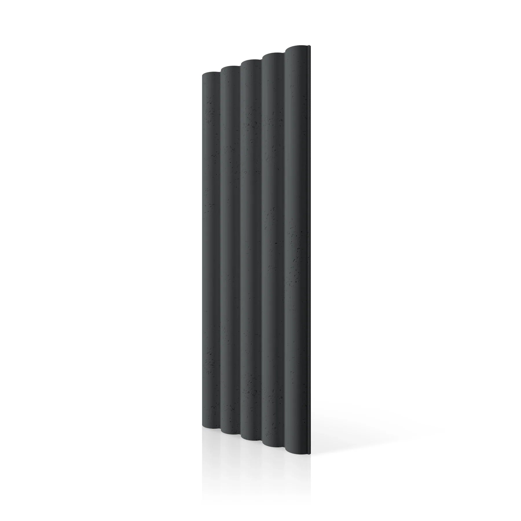 3D Concrete Wall Panels TUBES L colour swatch on white background DecorMania UK