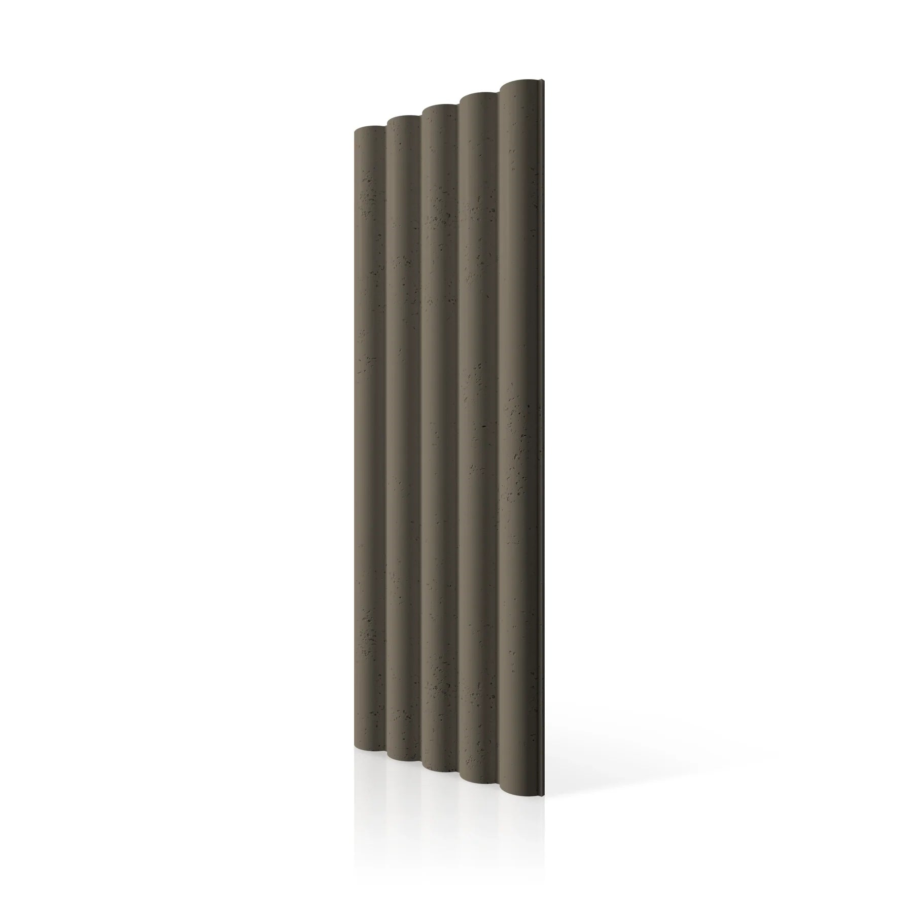 3D Concrete Wall Panels TUBES L colour swatch on white background DecorMania.eu