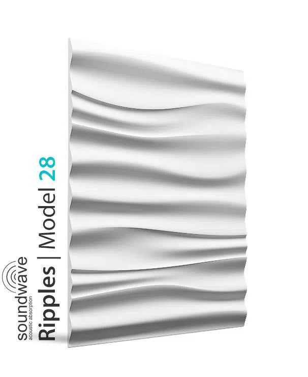 3D Wall Panel - RIPPLES - DecorMania.eu