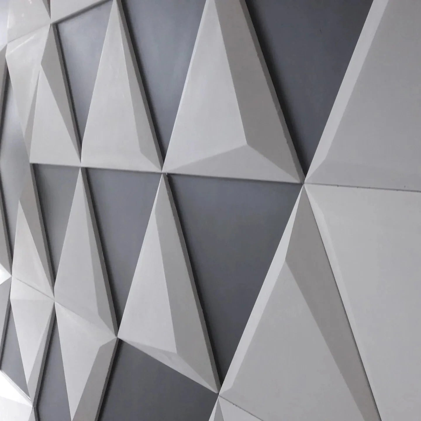 3D Concrete Wall Panels ARROW feature wall texture closeup Decormania EU