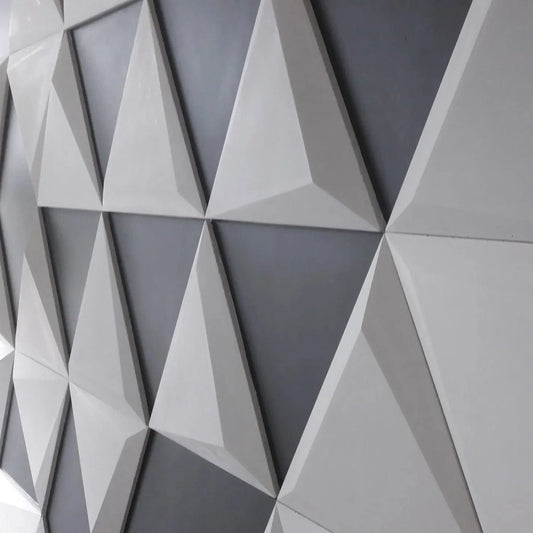 3D Concrete Wall Panels ARROW feature wall texture closeup Decormania EU