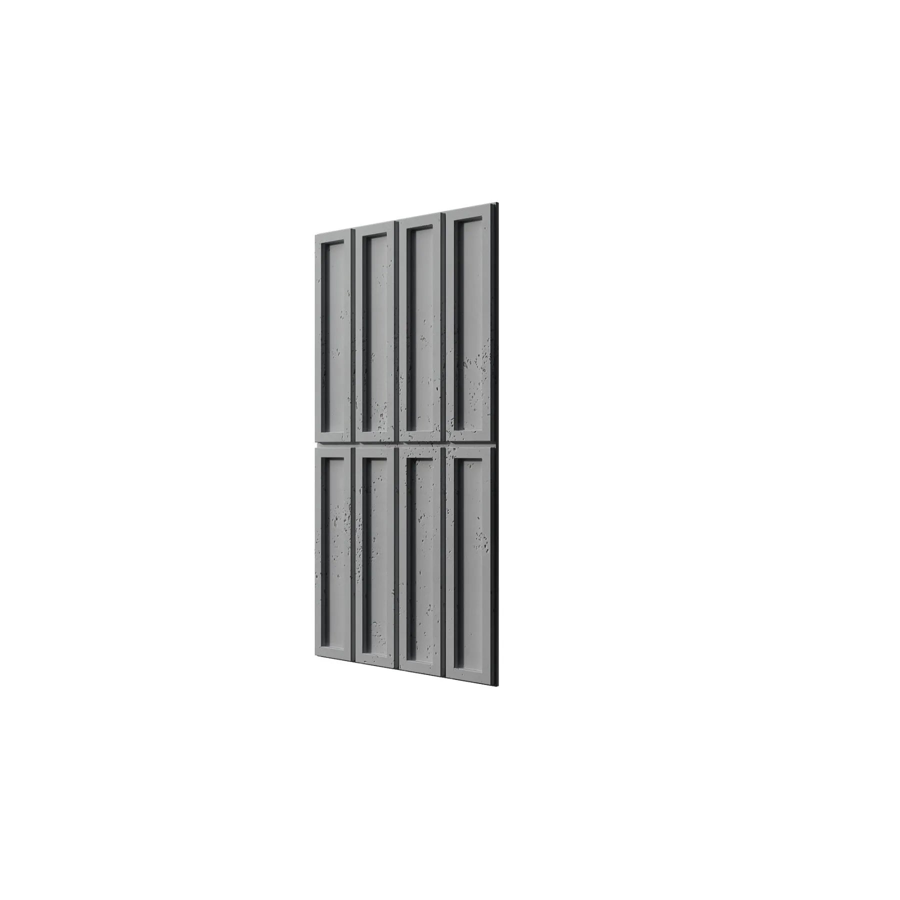 3D Concrete Wall Panels BLOCKS colour swatch on white background DecorMania EU