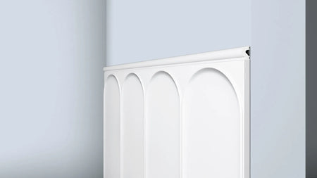 ARC L 3D Polyurethane Wall Art Panel  in light blue interior DecorMania.eu