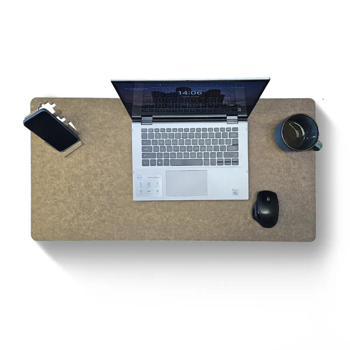 Acoustic Office Accessories Felt Desk Pad colour swatch on white background Decormania EU