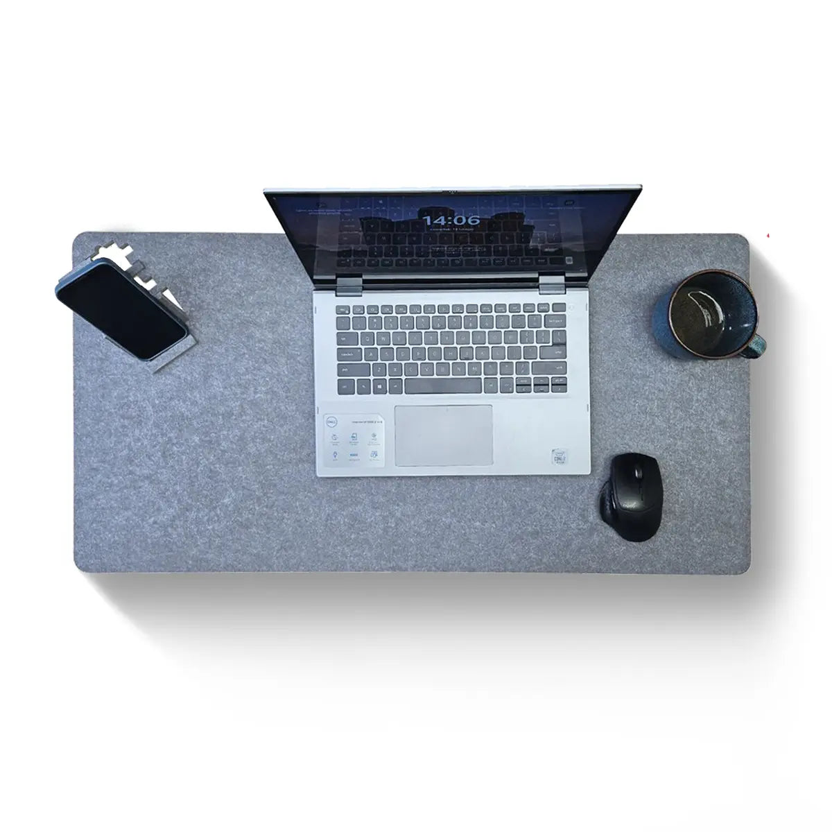 Acoustic Office Accessories Felt Desk Pad colour swatch on white background Decormania EU