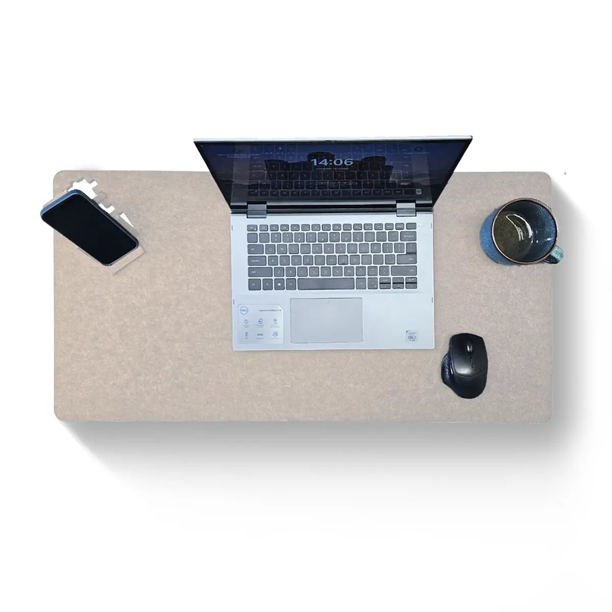 Acoustic Office Accessories Felt Desk Pad colour swatch on white background Decormania EU