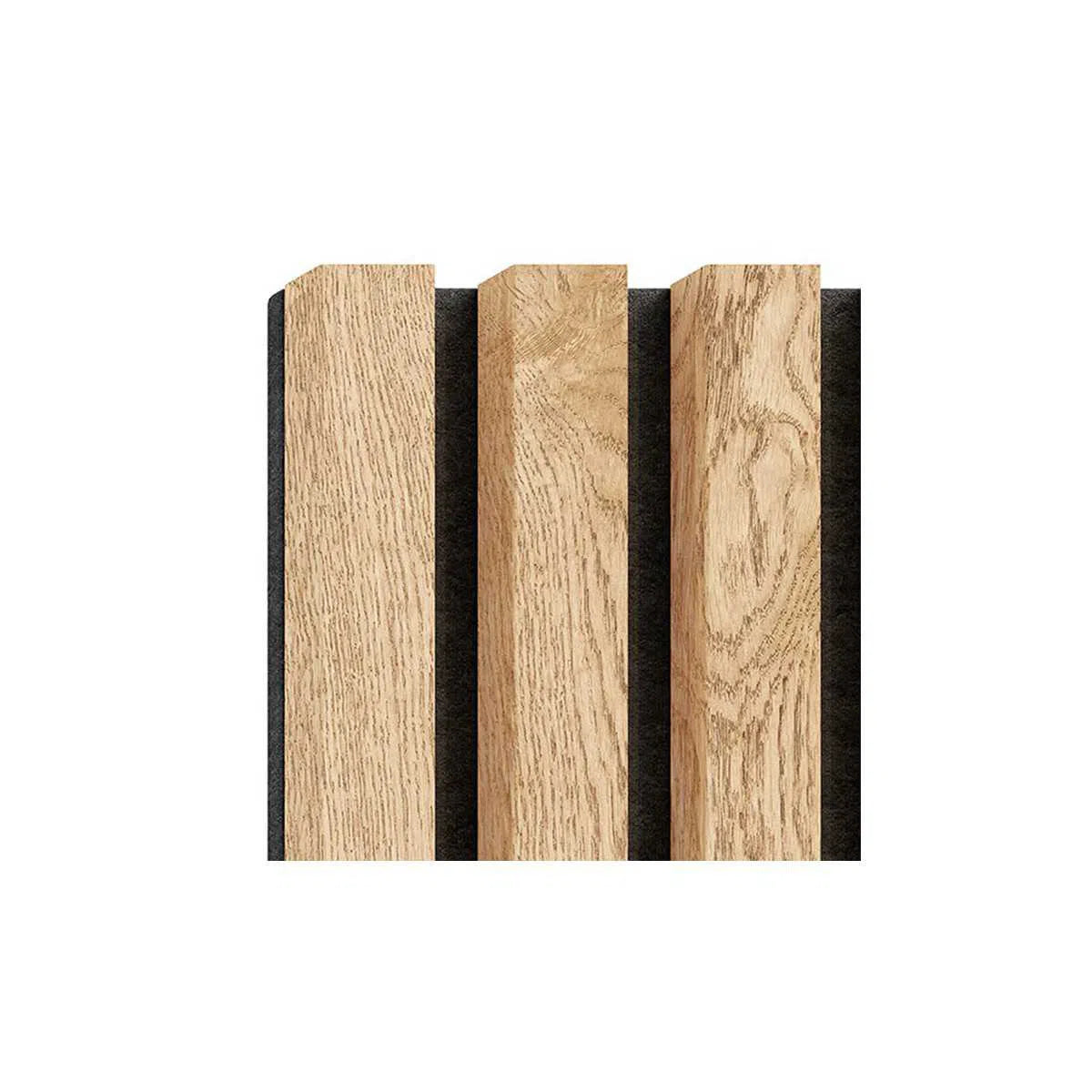 Wooden Acoustic Panels - Square OAK Wall Slats Sample DecorMania.eu