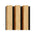 Acoustic slats sample box on white background DecorMania.eu