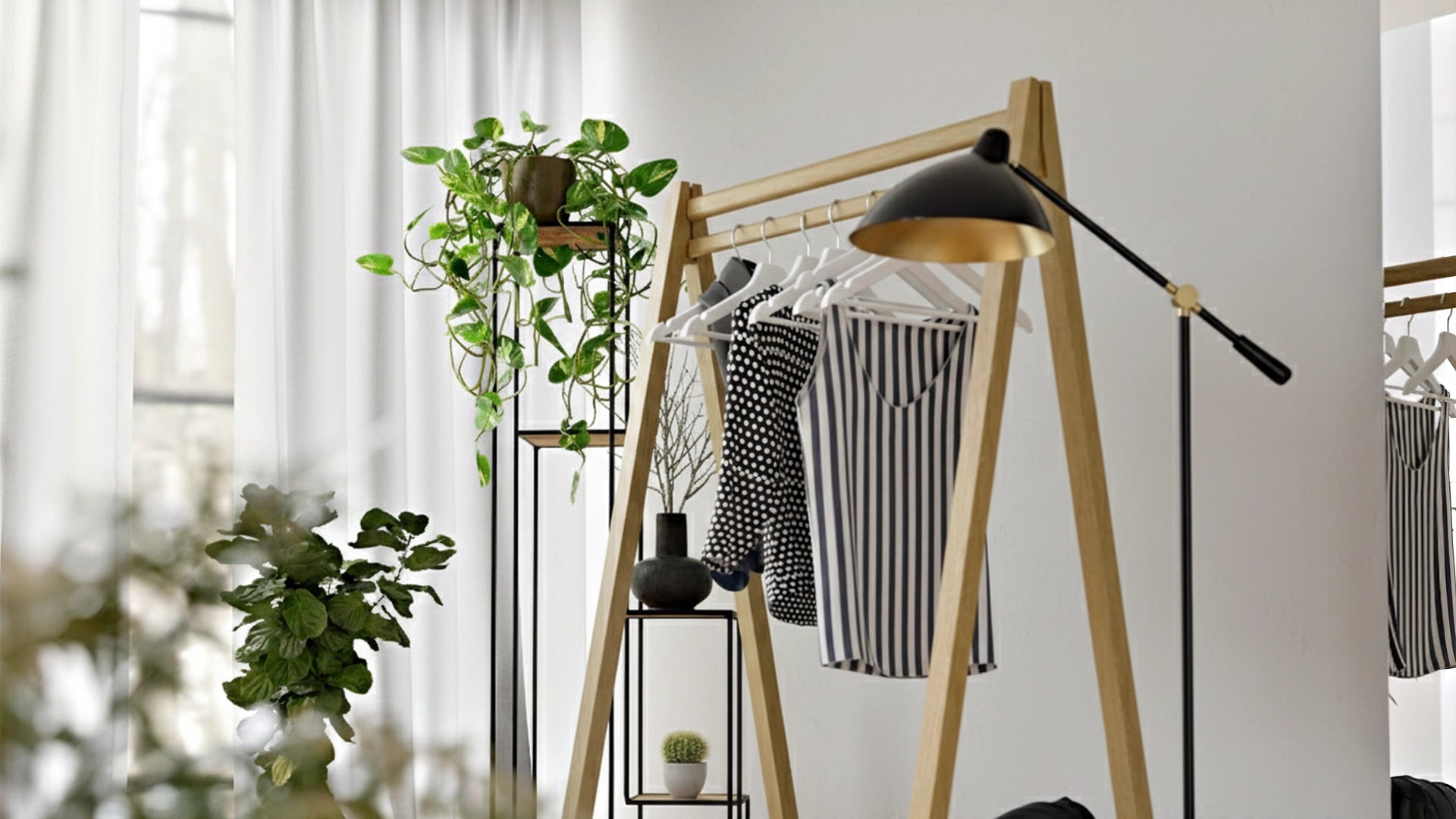 Acoustic Slatted Wall panels Before installation with plain wall Decormania 