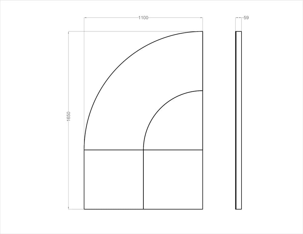 Acoustic Wall Art Panels FAN 2 dimensions Decormania eu