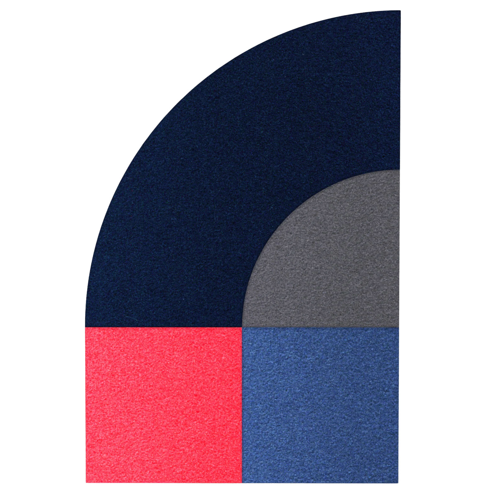 Acoustic Wall Art Panels FAN 2 lawa swatch on white background Decormania eu