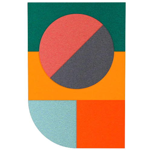 Acoustic Wall Art Panels FAN 3 energy swatch on white background Decormania eu